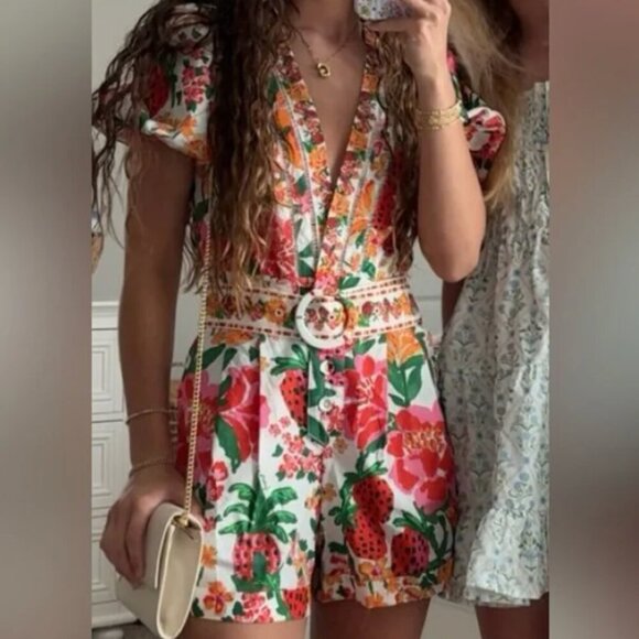 Farm Rio Romper XXS Tailored down to XXXS - Picture 2 of 3